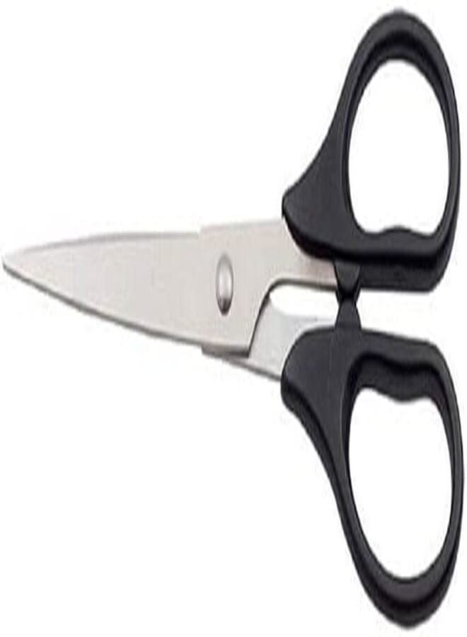 Stationery Steel Scissor with Hand (Black)
